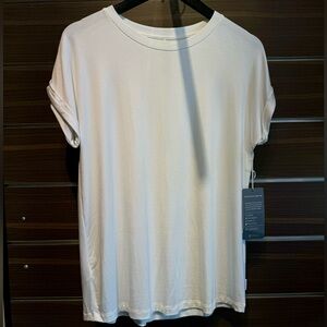 NWT Boody Downtime Lounge Top Natural White